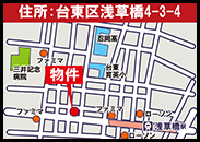 浅草橋地図