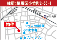小竹町地図