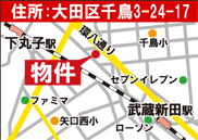 千鳥町3丁目地図
